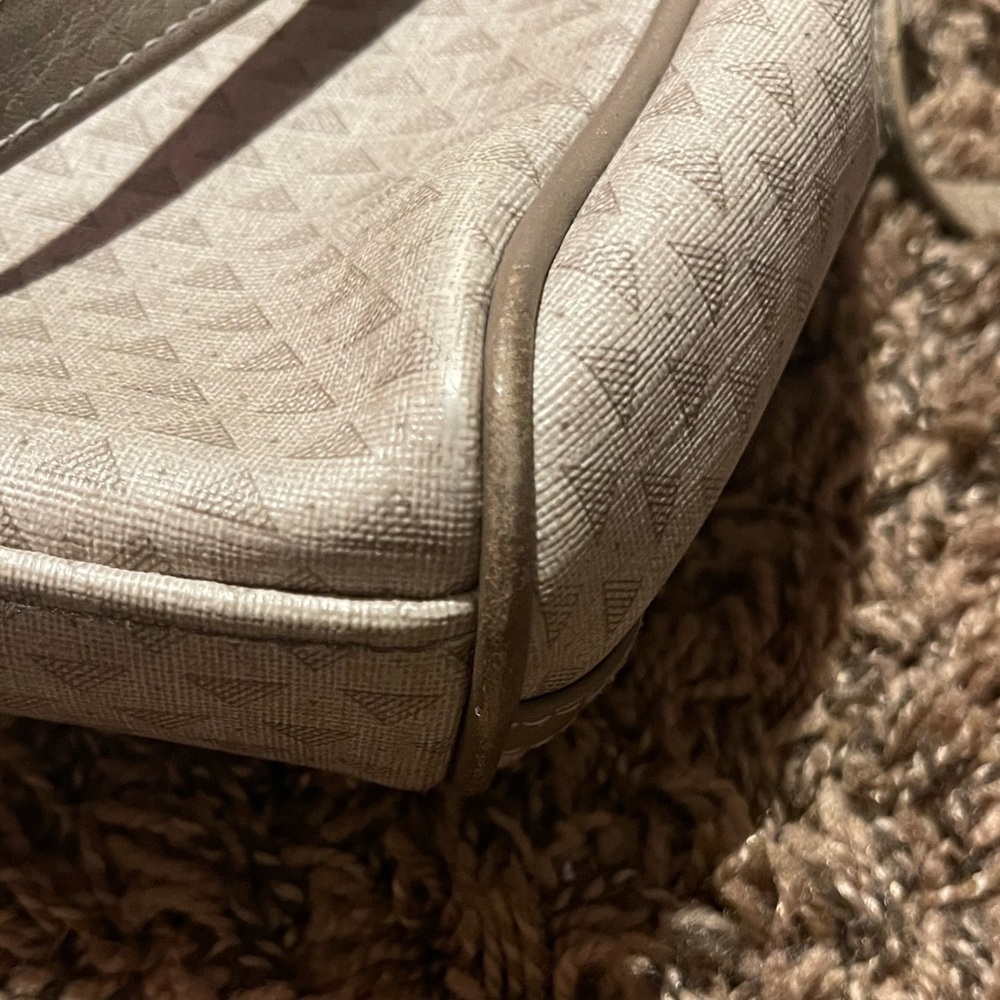 Vintage 1984 Liz Claiborne Purse - Beige Triangle - Picture 5 of 6